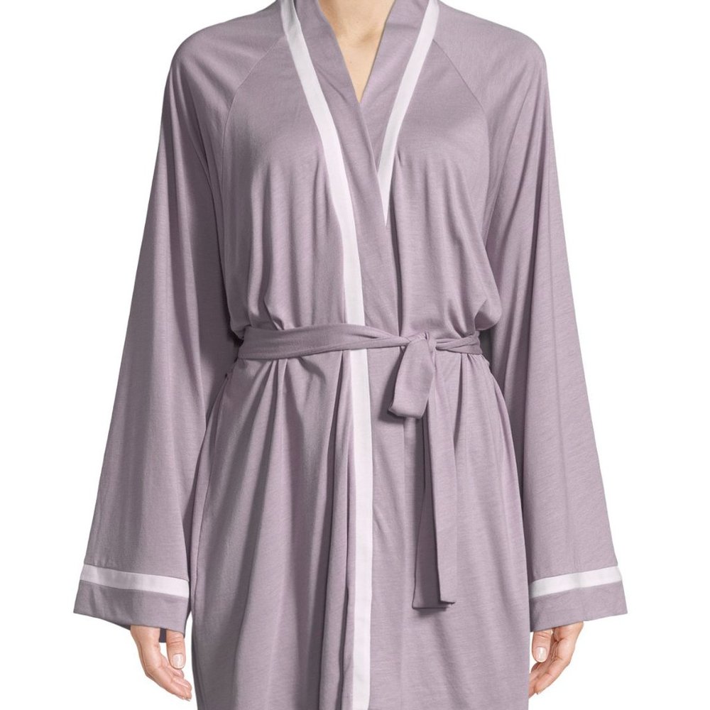 New Cosabella Purple/White Robe - Picture 1 of 5